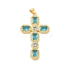 Rack Plating Brass Pendants KK-D087-17G-01-1