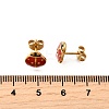 Ladybug 304 Stainless Steel Stud Earrings for Women EJEW-K243-15G-5
