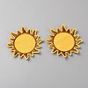 Sun Polyester Cloth Embroidery Sew on Appliques PATC-WH0008-71-1