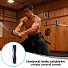 Wood & Acrylic Adjustable Wall-mounted Knife and Sword Holder OFST-WH0011-04A-5
