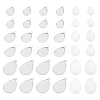 DIY Blank Teardrop Dome Pendant Making Kit DIY-UN0005-01-1