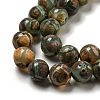 Tibetan Style dZi Beads Strands G-P526-D09-02-4