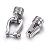 Tarnish Resistant 304 Stainless Steel Clasps STAS-E440-84P-4