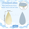 150Pcs Teardrop Glass Cabochons DIY-OC0001-39B-2