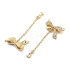 Rack Plating Brass Micro Pave Clear Cubic Zirconia Big Pendants KK-Z064-12G-02-2