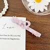Bowknot Cellulose Acetate(Resin) Alligator Hair Clips PW-WGBD103-06-1