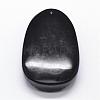 Natural Obsidian Carven Pendants G-A169-026A-2