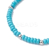 2Pcs 2 Colors Trumpet Shell Beads Charm Bracelets BJEW-JB12374-5