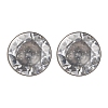 304 Stainless Steel Clear Cubic Zirconia Stud Earrings EJEW-Q044-07P-2