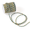 1 Roll Three Color Polycotton Cord Metallic Cord OCOR-TA0002-42A-2