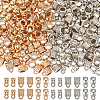480Pcs 2 Colors CCB Plastic Tube Bails CCB-GO0001-04-1