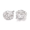 304 Stainless Steel Shell Shaped Pendants STAS-T067-28P-2
