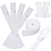 Polyester & Pom Removable Quilt Cover Corner Fasteners Button Straps FIND-CP0003-68-7