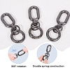 Alloy Swivel Clasps FIND-SP0003-29B-4