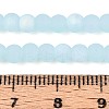 Frosted Imitation Jade Glass Beads Strands GLAA-T032-J4mm-MBB04-5