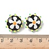 Baking Paint Glass Enamel Beads LAMP-S080-03F-4