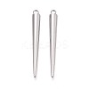 304 Stainless Steel Pendants STAS-T075-22E-P-1