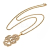 201 Stainless Steel Pendant Necklaces LS-NJEW-K283-09G-2