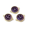 Natural & Synthetic Mixed Stone Connector Charms G-G977-07G-2