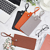 4Pcs 4 Colors PU Leather Eyeglass Cases AJEW-CN0004-99A-4