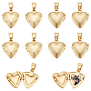 Rack Plating Brass Locket Pendants FIND-UN0015-53A-1
