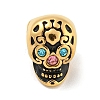 304 Stainless Steel Rhinestone European Beads STAS-U005-10G-1