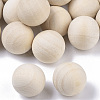 Natural Wooden Round Ball WOOD-PH0008-93-20mm-1