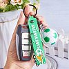 Soccer Keychain Cool Soccer Ball Keychain with Inspirational Quotes Mini Soccer Balls Team Sports Football Keychains for Boys Soccer Party Favors Toys Decorations JX297A-5