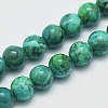 Natural Marble Beads Strands G-K211-10mm-A-1