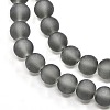 Baking Paint Transparent Glass Beads Strands X-GLAA-S031-12mm-12-3