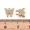 304 Stainless Steel Rhinestone Charms STAS-N110-35G-3