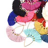 Polycotton(Polyester Cotton) Tassel Pendant Decorations FIND-S284-M-2