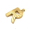 Ion Plating(IP) 304 Stainless Steel Charms STAS-G345-01G-R-2
