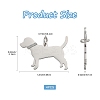 4Pcs 304 Stainless Steel Pendants STAS-FS0002-01A-3