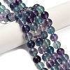 Natural Fluorite Beads Strands G-L634-B04-8mm-1