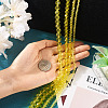 4 Strands 4 Styles Transparent Glass Bead Strands GLAA-TA0002-56B-8