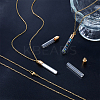DIY 304 Stainless Steel & Glass Bottle Pendant Necklace Making Kits DIY-HS0001-51G-5