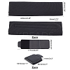 SUPERFINDINGS 1 Set Imitation Leather Car Seatbelt Regulator Car Seat AJEW-FH0001-86-6