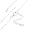 Brass Cable Chain Necklace Making NJEW-D302-80S-1