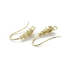 Brass Micro Pave Cubic Zirconia Earring Hooks KK-C048-13B-G-2