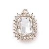 Alloy Rhinestone Pendants ALRI-C008-51LG-01-1