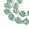 Natural Green Aventurine Beads Strands G-T144-24A-01-3