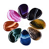 Dyed Natural Brazilian Agate Big Pendants G-T104-16M-1