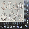100Pcs 10 Styles Tibetan Style Alloy Charms TIBEP-CJ0001-54-9