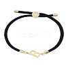 1Pc Adjustable Nylon Cord Slider Bracelets for Women BJEW-LP0001-32B-01-1
