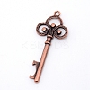 Retro Alloy Pendants PALLOY-WH0076-66R-RS-2