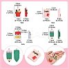 16Pcs 4 Styles Stationery Theme Resin Pendants RESI-FS0001-89-4