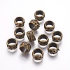 Rondelle Tibetan Style Alloy Beads LS-X-MLF10982Y-NF-2
