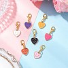 Alloy Enamel Pendant Decorations HJEW-JM03896-1