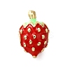 Brass Enamel Beads KK-B136-05G-02-1